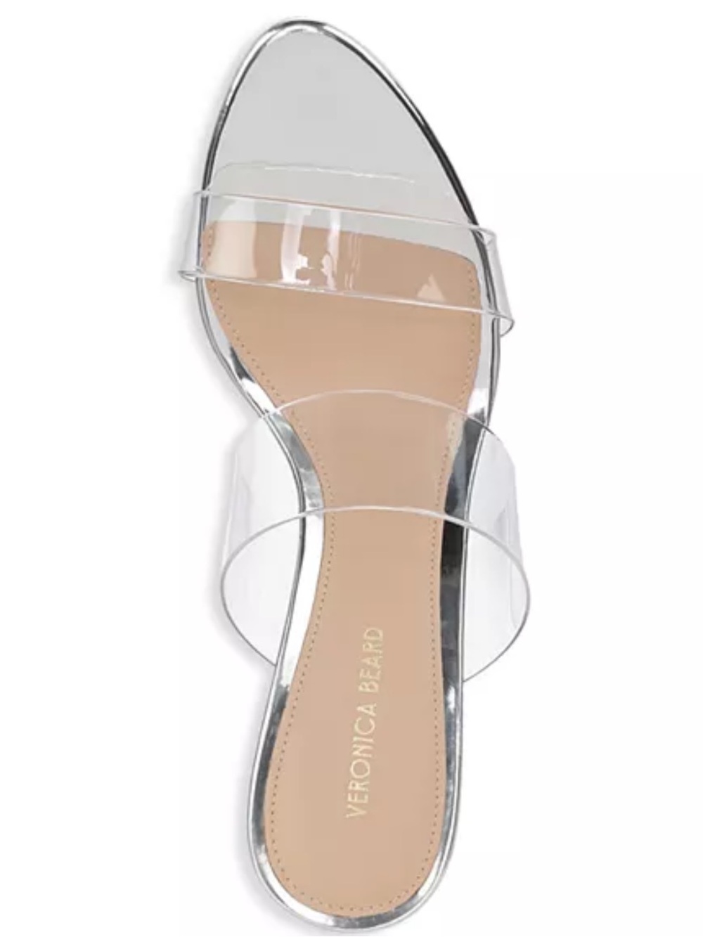 NEW Veronica Beard Asha 75 Sandals in Silver - Picture 3 of 11